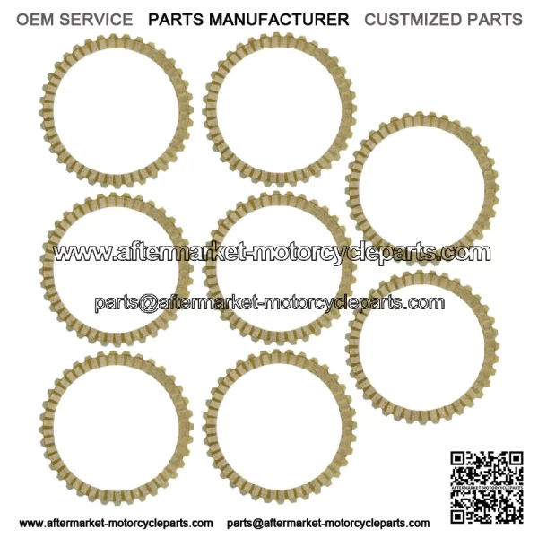 Clutch 37911-90 3791190 Friction Plates Set for Harley Davidson - Image 3