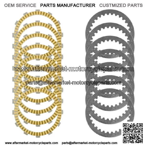 Clutch Friction & Steel Plate kit for Honda VF1100SA VF1100SAC V65 Sabre 1984-85