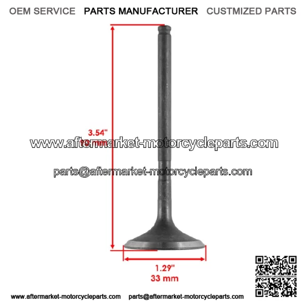 3007-152 3007-784 3007-860 3402-226 Intake & Exhaust Valve Kit For Arctic Cat - Image 3