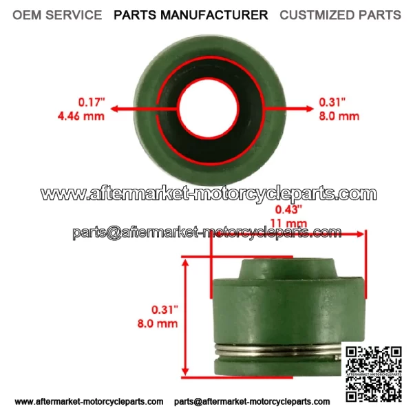 3007-152 3007-784 3007-860 3402-226 Intake & Exhaust Valve Kit For Arctic Cat - Image 4