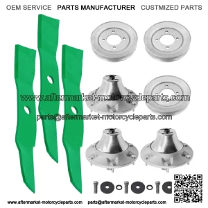 48" Deck Spindle Blade Kit For John Deere Z510 Z710 Z7810 Z820 Z910 Z915 Z920