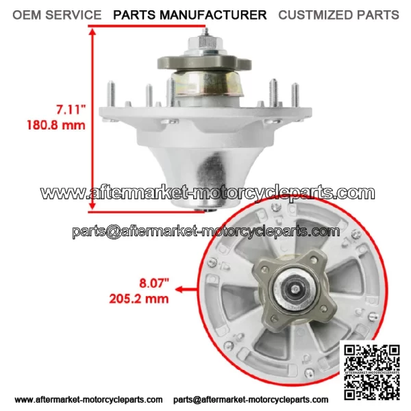 48" Deck Spindle Blade Kit For John Deere Z510 Z710 Z7810 Z820 Z910 Z915 Z920 - Image 2
