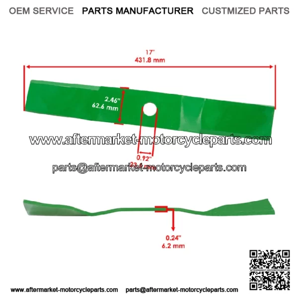 48" Deck Spindle Blade Kit For John Deere Z510 Z710 Z7810 Z820 Z910 Z915 Z920 - Image 4