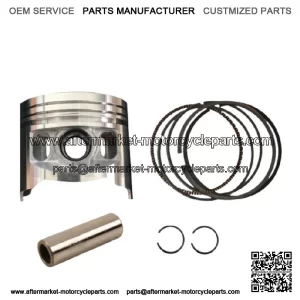 2002-2009 KAWASAKI KLX110 PISTON KIT COMPLETE (PISTON, PIN, RINGS, CIRCLIPS)