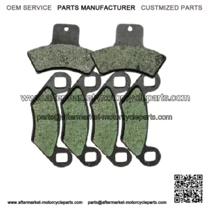 Front Rear Brake Pads For Polaris Sportsman 500 4x4 HO 1998 1999 2000 2001 2002 (For: Polaris)