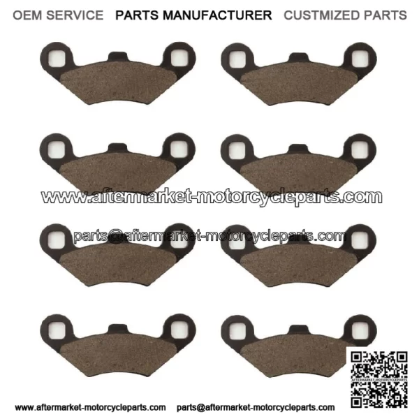Front and Rear Brake Pads For ATV Polaris Sportsman 800 EFI X2 2007-2009