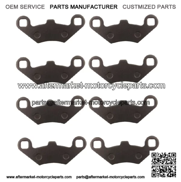 Front and Rear Brake Pads For ATV Polaris Sportsman 800 EFI X2 2007-2009 - Image 2