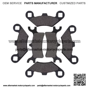 Front Rear Brake Pads for Polaris Sportsman 500 HO 4X4 2003-2009 ATV (For: Polaris)