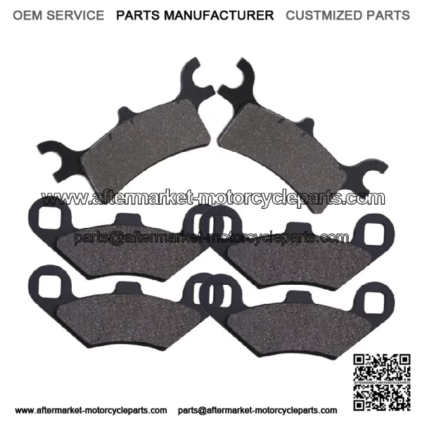 Front Rear Brake Pads for Polaris Sportsman 500 HO 4X4 2003-2009 ATV (For: Polaris) - Image 2