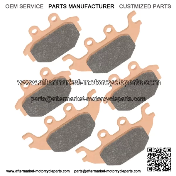 Front and Rear Brake Pads for Can Am DS250 Bombardier DS 250 2006-2022 - Image 3
