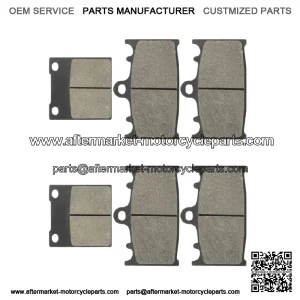 Front Rear Brake Pads for Suzuki GSX-R750 GSXR750 2000-2003 / TL1000S 1997-2001