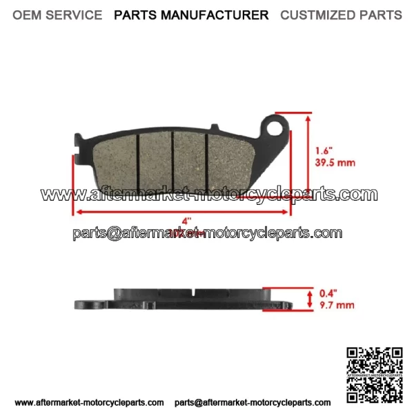 Front And Rear Brake Pads For Suzuki GSX250R 2018-2020 / GSX250R ABS 2019-2023 - Image 3