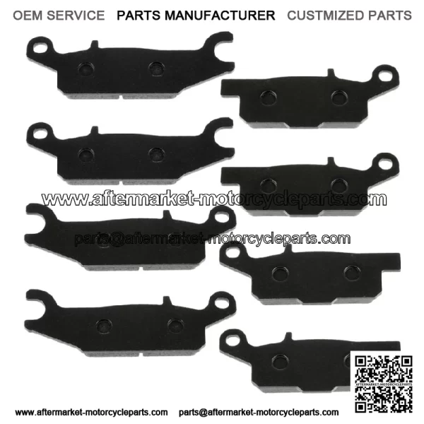 Front and Rear Brake Pads for Yamaha Grizzly 700 YFM700F 2007-2020 (For: Yamaha) - Image 5