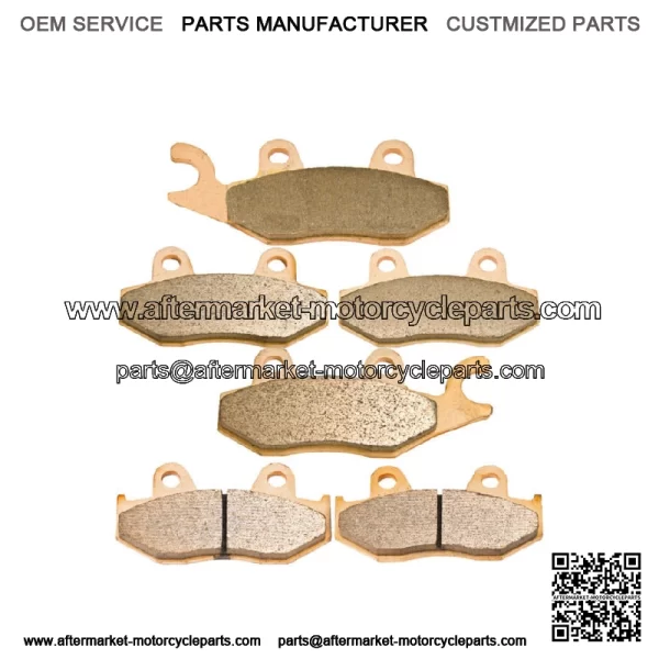 F+R Sintered Brake Pads For Yamaha Raptor 700 700R YFM700R YFM 700R 2013-2020 (For: Yamaha)