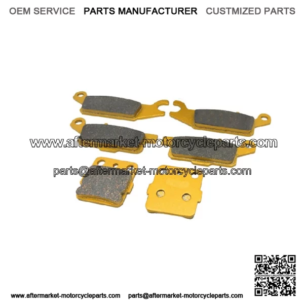 Yamaha Raptor 250 Ceramic Brake Pad Set Front & Rear 2008-2013 (For: Yamaha)