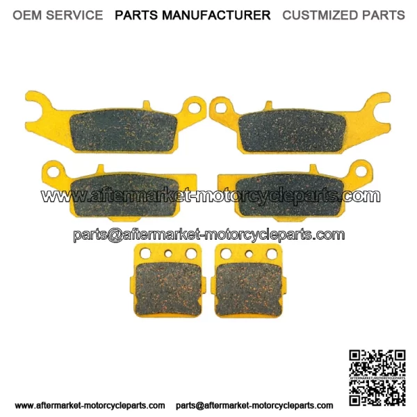 Yamaha Raptor 250 Ceramic Brake Pad Set Front & Rear 2008-2013 (For: Yamaha) - Image 2
