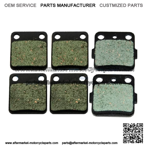 Front Rear ATV Brake Pads Fit Yamaha 2011 2012 2013 Raptor 125 YFM125R  (For: Yamaha)