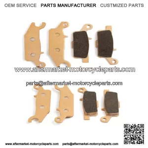 Front Rear Brake Pads For Yamaha Grizzly YFM700F 07-22 Grizzly 550 700 YFM550F (For: Yamaha)