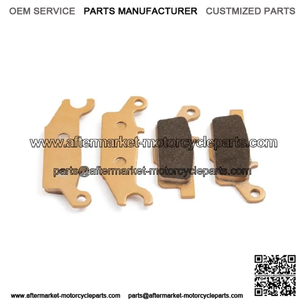 Front Rear Brake Pads For Yamaha Grizzly YFM700F 07-22 Grizzly 550 700 YFM550F (For: Yamaha) - Image 3