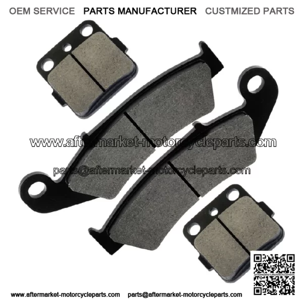 Front and Rear Brake Pads for Honda ATC350X ATC 350X 1986 ATV - Image 4