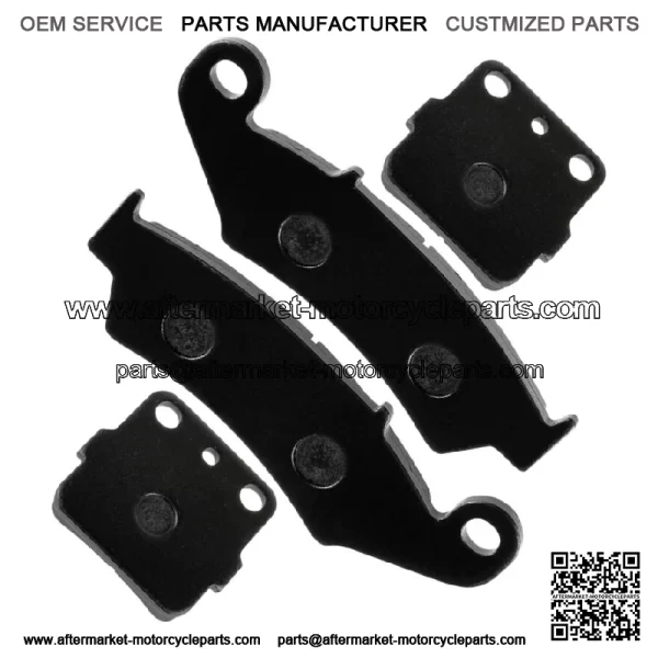 Front and Rear Brake Pads for Honda ATC350X ATC 350X 1986 ATV - Image 5
