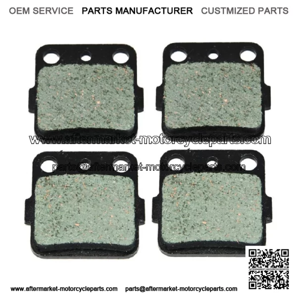 Front Carbon Brake Pads Fit 2007-2013 2012 2011 2010 TRX 420 Fourtrax Rancher (For: Honda)