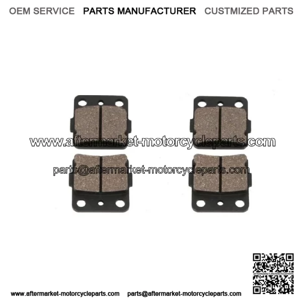 Front Organic Brake Pads 2012-2013 Honda TRX500FM FourTrax Foreman 4x4 Set qk (For: Honda)