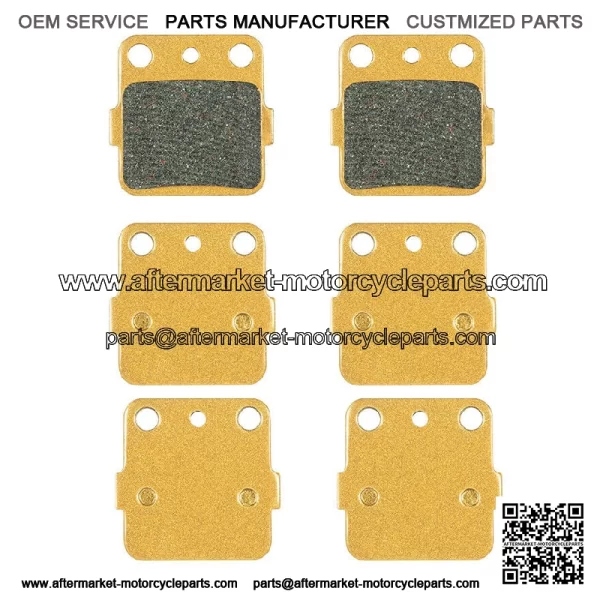 Front and Rear Brake Pads FA84 for Honda FourTrax Sportrax &Yamaha Raptor 350