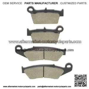 Front and Rear Brake Pads for Kawasaki KX250 KX250X KX450X 2021-2025