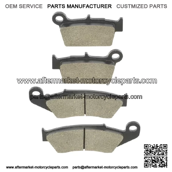 Front and Rear Brake Pads for Kawasaki KX250 KX250X KX450X 2021-2025
