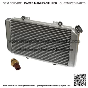 Radiator for Yamaha Grizzly 660 YFM660F 2002 2003 2004 With Heat Sensor