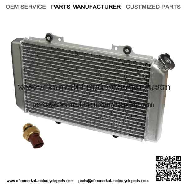 Radiator for Yamaha Grizzly 660 YFM660F 2002 2003 2004 With Heat Sensor