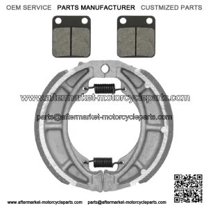 Front Brake Pads and Rear Brake Shoes for Suzuki DR200SE DR 200SE 2015-2020