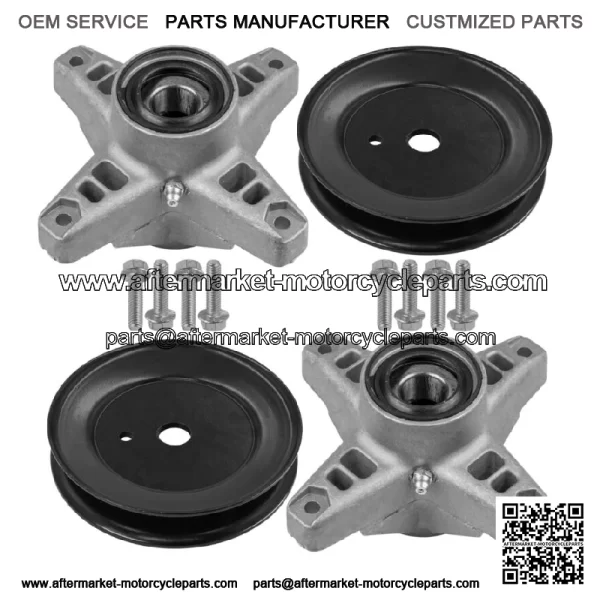 42" Deck Spindle & Pulley for Cub Cadet LT1018 13AB11CG710 13AX11CG710 618-3129 - Image 4