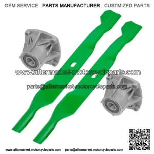 1765092 1769048 1910917 33" Deck Spindle & Notched Air-Lift Blades for Troy-Bilt