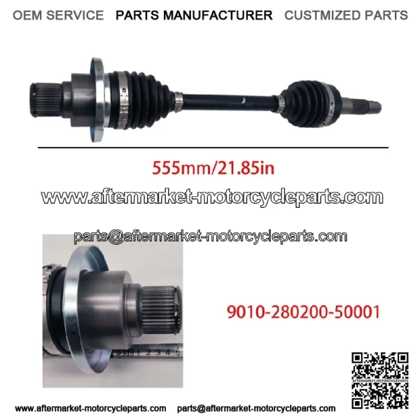 21.8in Rear Right CV Drive Shaft for CFMoto 500 X5 X6 CF800 9010-280200-50001 - Image 2