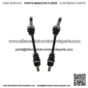 Rear CV Axle Shafts Pair 2 for 2007-2012 2013 Yamaha YFM700 Grizzly FI 4x4 Auto (For: Yamaha)