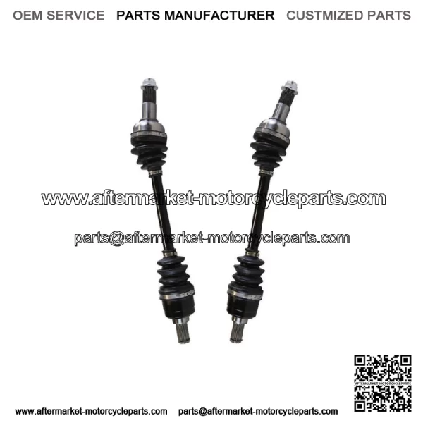 Rear CV Axle Shafts Pair 2 for 2007-2012 2013 Yamaha YFM700 Grizzly FI 4x4 Auto (For: Yamaha)