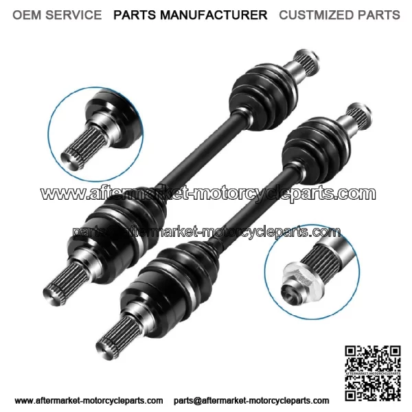 Pair Rear CV Axle Drive Shaft For 09-14 Yamaha Grizzly 550 07-13 Grizzly 700 (For: Yamaha)