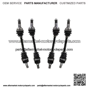 Front and Rear CV Axle Shafts Set of 4 for Yamaha YFM700 Grizzly FI 4x4 Auto (For: Yamaha)