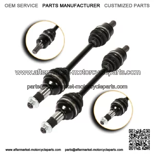 Pair For Yamaha Grizzly 700 2007-2013 Grizzly 550 CV Axle Shaft Rear Left Right (For: Yamaha)