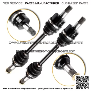 Front Left Right For Yamaha Grizzly 550 700 Kodiak 2007-2013 Pair CV Axle Shafts (For: Yamaha)