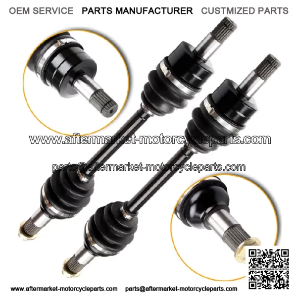 Front Left Right For Yamaha Grizzly 550 700 Kodiak 2007-2013 Pair CV Axle Shafts (For: Yamaha)