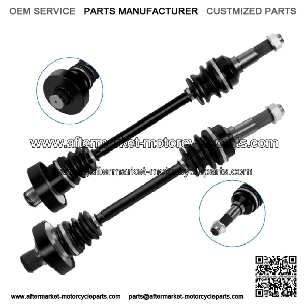 Pair Rear Left Right CV Axle Shaft For Yamaha Rhino 660 2004 2005 2006 2007 (For: Yamaha)