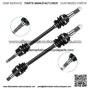 Pair Front Left Right CV Axle Shaft For Yamaha Rhino 660 YXR660FA 4x4 2004-2007 (For: Yamaha)