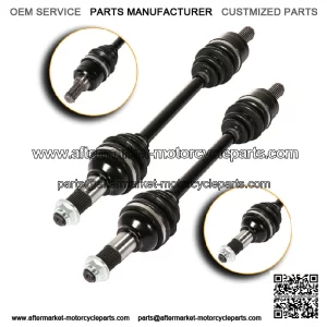 For Yamaha Grizzly 700 2007-2013 Grizzly 550 2009-2014 Pair Rear CV Axle Shafts (For: Yamaha)
