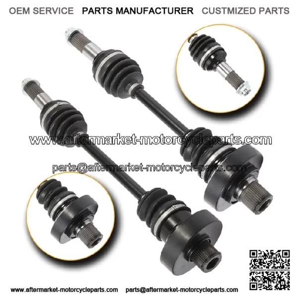 For Yamaha Grizzly YFM660 2003-2008 Rear Right Left CV Axles Shaft 2pcs Pair (For: Yamaha)