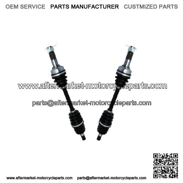 Front CV Axle Shafts Pair 2 for 2015-2019 Honda TRX420FM1 FourTrax Rancher 4x4 (For: Honda)