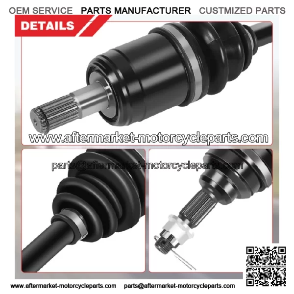 CV Axle Shafts Front Left Right Fits Honda Foreman 450 TRX450 1998 1999 - 2004 (For: Honda) - Image 2