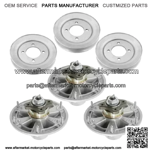 TCA24880 TCA20639 TCA17517 TCU26965 48" Deck Spindle with Pulley For John Deere - Image 4